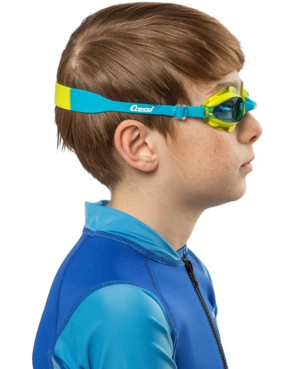 Gafas de Natación Cressi Seahorse Verde/Azure | Seguras y Cómodas para Niños de 4 a 8 Años - Image 7